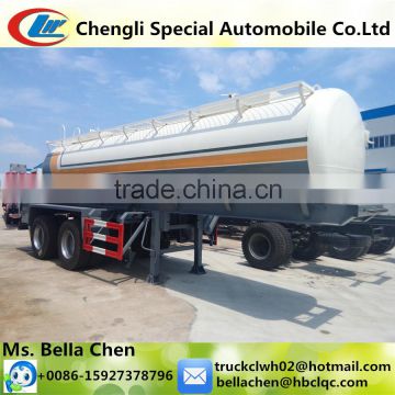 Customized Hydrochloric Acid Semi Trailer, Cylindrical Chemical Tank Semi Trailer