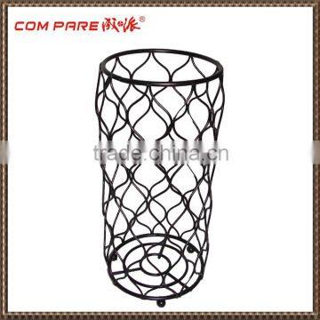 Simple design iron wire powder coated toliet paper rack