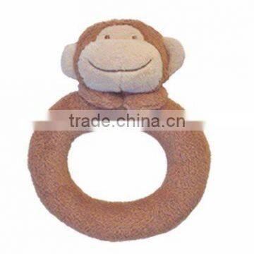 OEM and ODM plush stuffed baby rattle