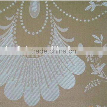 Popular latest white visa polyester table cloth