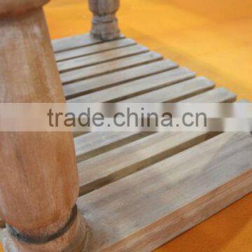 White Chinese Wooden Antique Furniture Tea Table photo-2