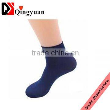 Plain Bamboo Fiber Business silk Socks