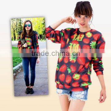 French Terry Hoodies High Chimney Collar Women Sweatshirt photo-4