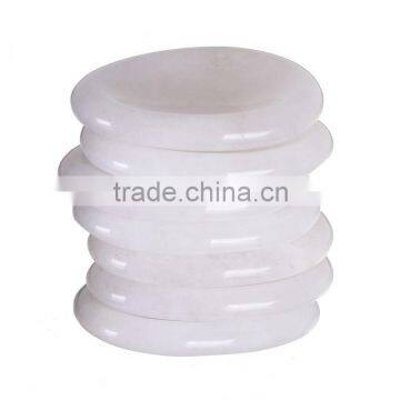 Wholesale White Jade pocket stone/Worry Stone