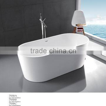 CE &CUPC Solid Surface Resin Stone Bathtub photo-3