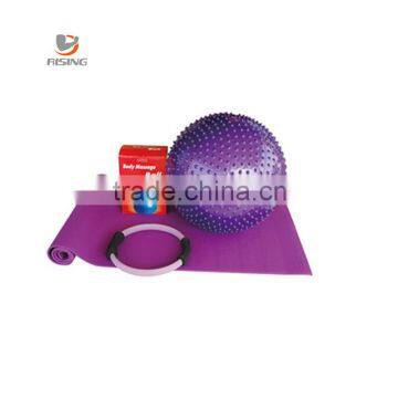 Exercise Fitness Yoga KIT with gym ring ,yoga mat and gym ball