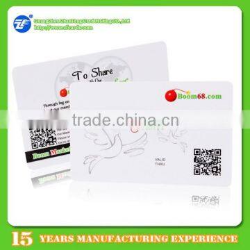 Cr80 standard size smart card f08 chip card