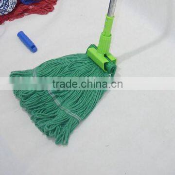 Hago free samples wholesales colorful plastic head wet cotton mop