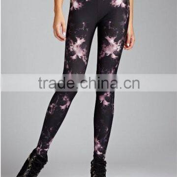 Woman Body Fitted Leggings/Tights Full Sublimated with Custom Floral design