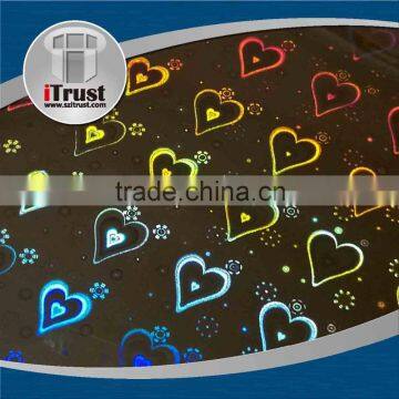 Laser Film and Transparent Holographic Solar Window Film