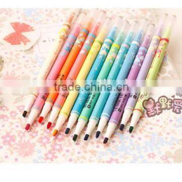 Double Heads Color Highlighter , Fine and Slim Watercolor Pen ,marker Pen photo-4