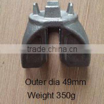 Ringlock scaffolding system casted Ledger end Brace end 49mm