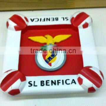 souvenir polyresin , football team ashtray, ash tray for gifts and promotion