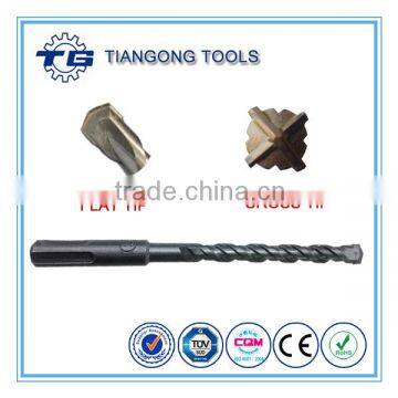 OEM Sand Blasting Chrome Zine coated SDS solid carbide drill bits