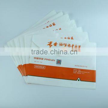 office pp button document holder with name card pocket a4 plastic snap button file holder japanese plastic file folder