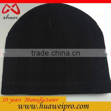 China Oem Wholesale Fashion Custom Acrylic and Polyester Winter Knitted Beanie Hat photo-6