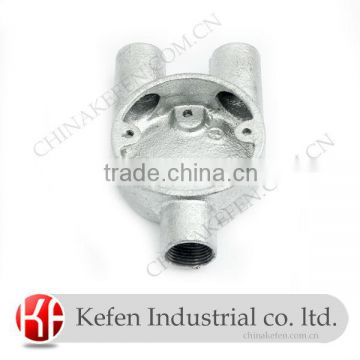 20mm three-way Y box/electrical conduit box/ conduit fittings