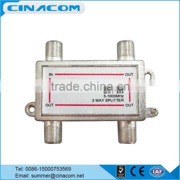 CATV 5-1000MHz 3-Way Splitter with Low Price
