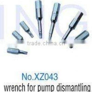 wrenchs for pump disassembling and repairng