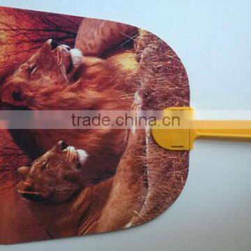 promotional lenticular small hand fan