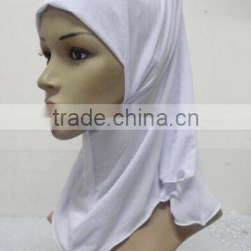 H311 plain small girl hijab,muslim scarf, can order all white