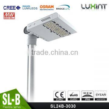 Modular Design CE Rohs Adjustable Arm Meanwell Driver 100-140lm/W Lens Kit for Different Beam Angle 30W Street Lighting Fixtures photo-2