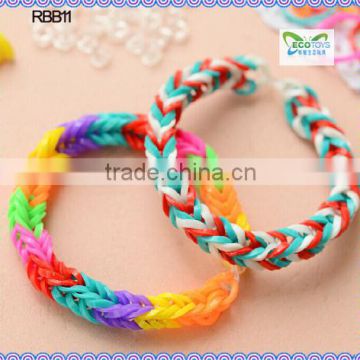 Wholesale Rubber Loom Bands Handmade Rubber Bracelet Gifts