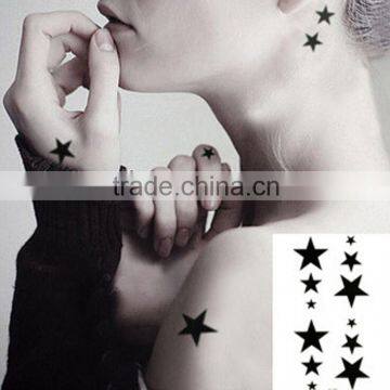 Small size Star shape body tatoo sticker