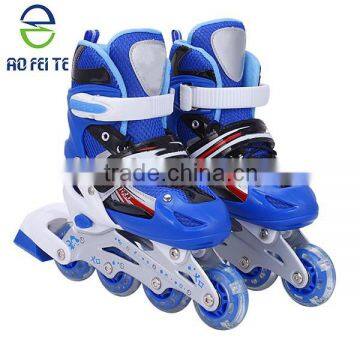 2015 New products gym flashing kids roller skate wheels back roller skate sports