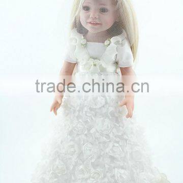 Eco-friendly Vinyl Baby Doll Custom American Girl Doll Birthday Gift and Home Decoration 18inch Doll American Girl photo-2