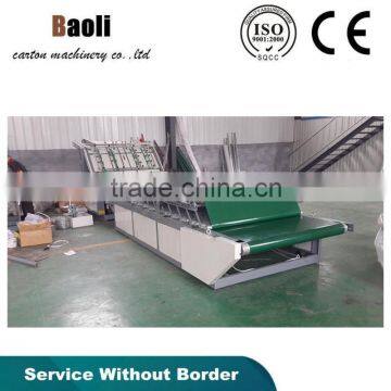 manual semi-automatic corrugated sheet making laminator machine