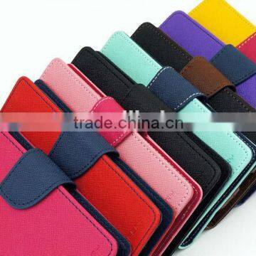 Newest product flip hit color pattern wallet leather case for Sony Xperia Z4 with stand