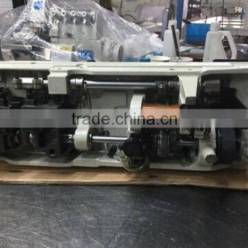 (Twin) Double Needle Lockstitch Sewing Machine with Split Needle Bar with Big Shuttle / Heavy Duty Lockstitch Sewing Machine