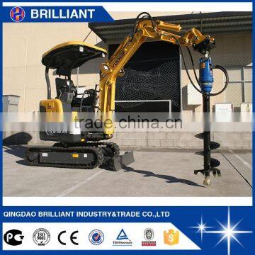 Chinese Cheap Mini 1.8 ton Zero Tail Excavator For Sale Price(YC18SR)