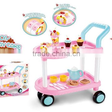 Hot selling and Highest Quality DIY cake party cart suit play set for children