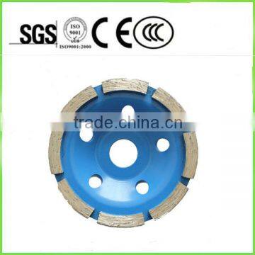 Single row diamond grinding wheel for grinding concrete stone