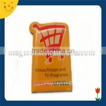 Custom shape epoxy fridge magnet for advertising