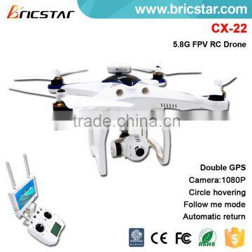 5.8G cx22 gps quadcopter cx-22 toys drone with camera for aerial video