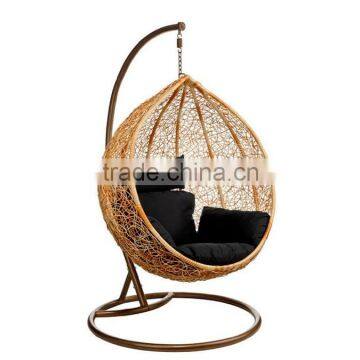 Wicker hanging bed