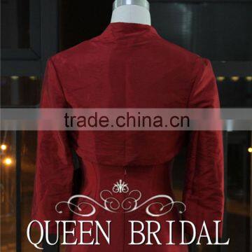 Real Works Wine Red Evening Dresses China With Detachable Cape 2015 photo-6