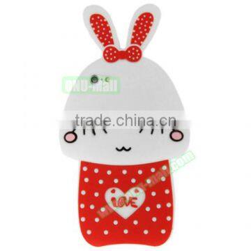 3D Creative Rabbit Pattern Silicone Protective Case for IPhone 6 Plus, Cute Back Case for IPhone 6s Plus photo-2