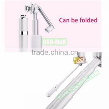 OEM Extendable Lipstick Shape Selfie Stick, Wired Mini Monopod Selfie Stick As Seen on TV photo-2