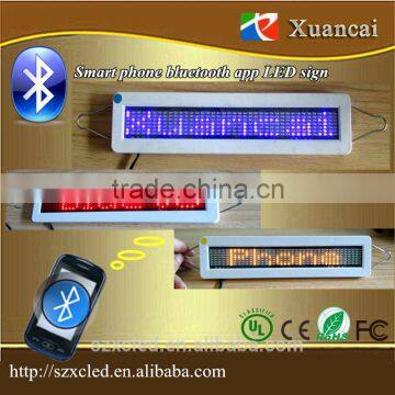 New! Android smart phone bluetooth communication edit/calling led bluetooth programable dislay signs