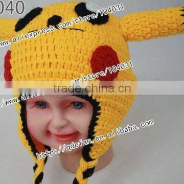 hello hot sale crochet kitty hat baby kitty hat