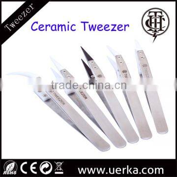 Goog quality stainless steel atomizer ceramic tweezer