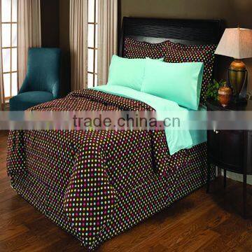 king size 8pcs patchwork jacquard comforter set