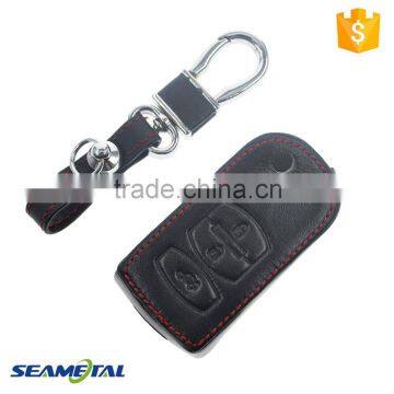 Car Leather Key Cover Protective Case 3 button Fold For Mazda 2 3 5 6 8 CX-5 CX-7 CX-9 Accessories                        
                                                Quality Choice