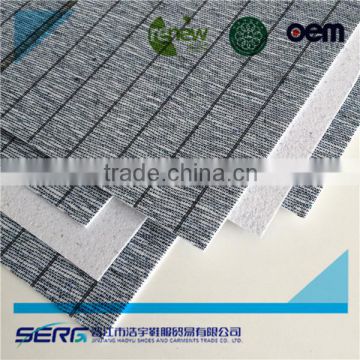 construction board raw material for white board and striped insole board