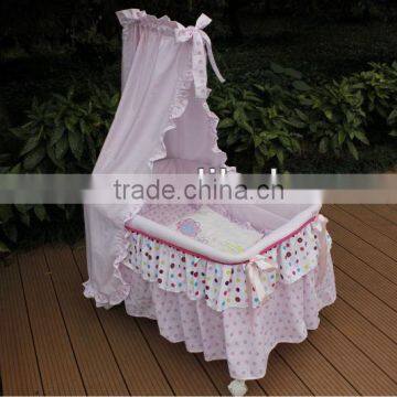 Colourful Embroidery Baby Crib Bedding set