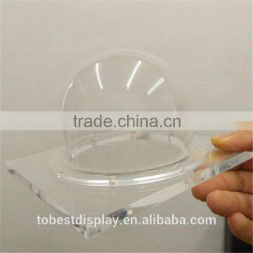 Custom acrylic clear glass dome cover, plastic dome cover